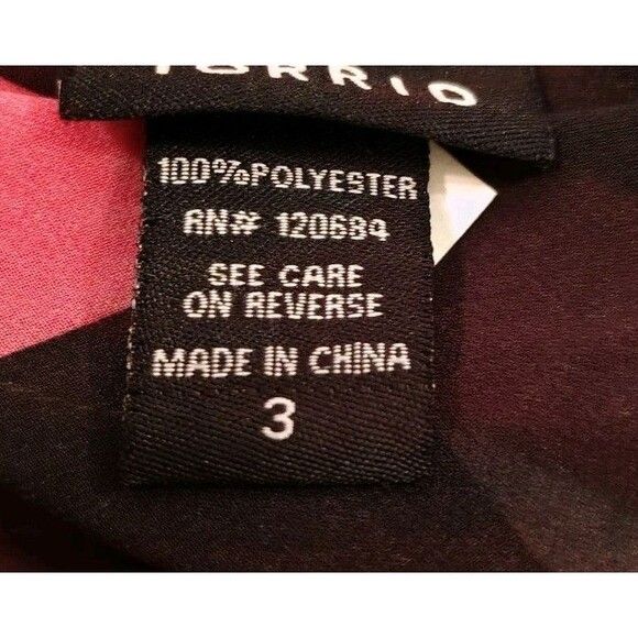 Torrid Sheer Blouse Size 3 Button Back Striped Lightweight Beach Boho - Picture 8 of 11